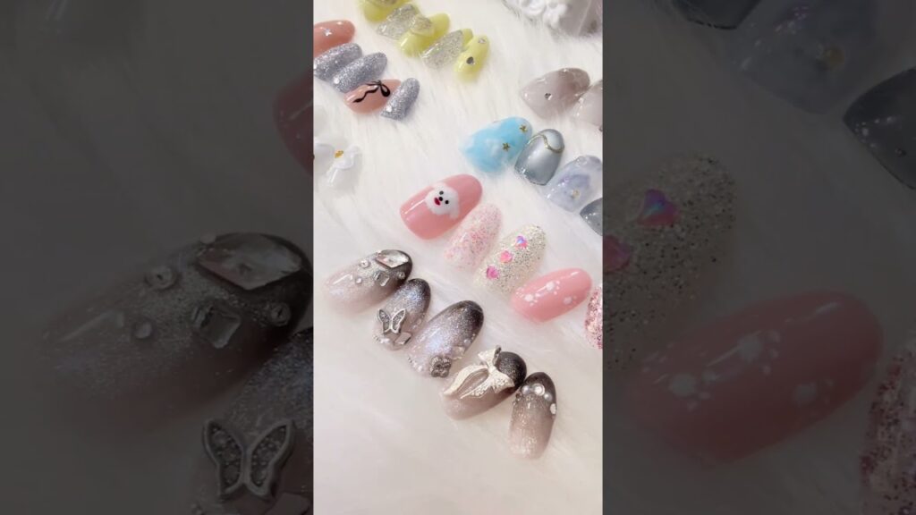 【ネイル】韓国ネイルデザイン🌟 #nailart #shorts #トレンドネイル #ワンホンネイル #東京ネイルサロン #韓国ネイル #ニュアンスネイル #マグネットネイル #ミラーネイル