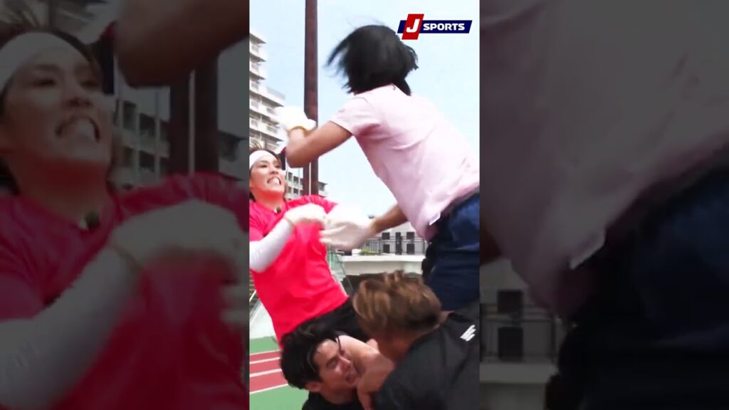 【霊長類最強女子vs.野獣】豪華アスリートのみなさんで騎馬戦対決！🔥