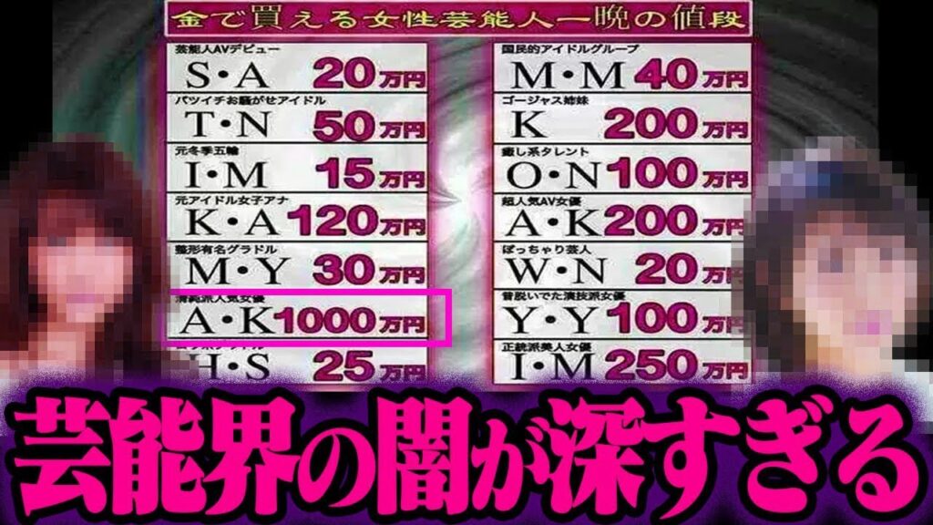 枕営業は当たり前…芸能界の闇10選 part2【ゆっくり解説】 枕営業は当たり前…芸能界の闇10選 part2【ゆっくり解説】