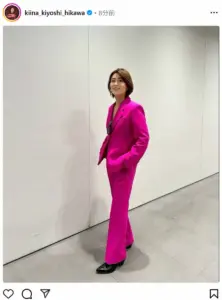 氷川きよし　「テンション上げるために」鮮やかなショッキングピンクの私服を披露、番組収録を報告― スポニチ Sponichi Annex 芸能