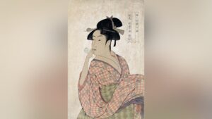 喜多川歌麿の版画、４３年ぶり再発見…「ポッピンを吹く娘」が東京国立博物館で２０日から特別公開 - 読売新聞オンライン