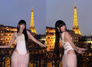i-dleミンニ、エッフェル塔をバックに魅惑的なオーラ　「Girls night out」