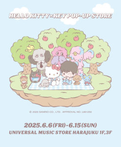 SHINee KEY、『HELLO KITTY×KEY POP-UP STORE』開催決定！