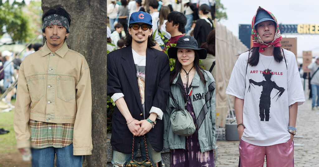 20周年の「グリーンルーム’25」来場者スナップ　肌寒い1日を遊ぶフェスファッション - WWDJAPAN