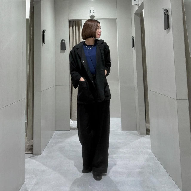 やっぱり“この色”が最強！【無印良品】コーデが締まる♡「大人の黒パンツコーデ」(ftn-fashion trend news-) - goo ニュース