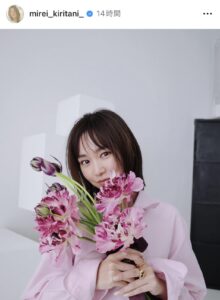 桐谷美玲「安心してください、ちゃんと着てます」　パッと見は驚く春服コーデに騒然「美しすぎる」: J-CAST ニュース