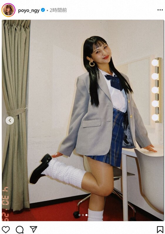 ゆきぽよ ブレザー&ルーズソックスのJKオフショにファン興奮「イケてる」「制服似合う」「ルーズよき」（2025年5月6日）｜BIGLOBEニュース