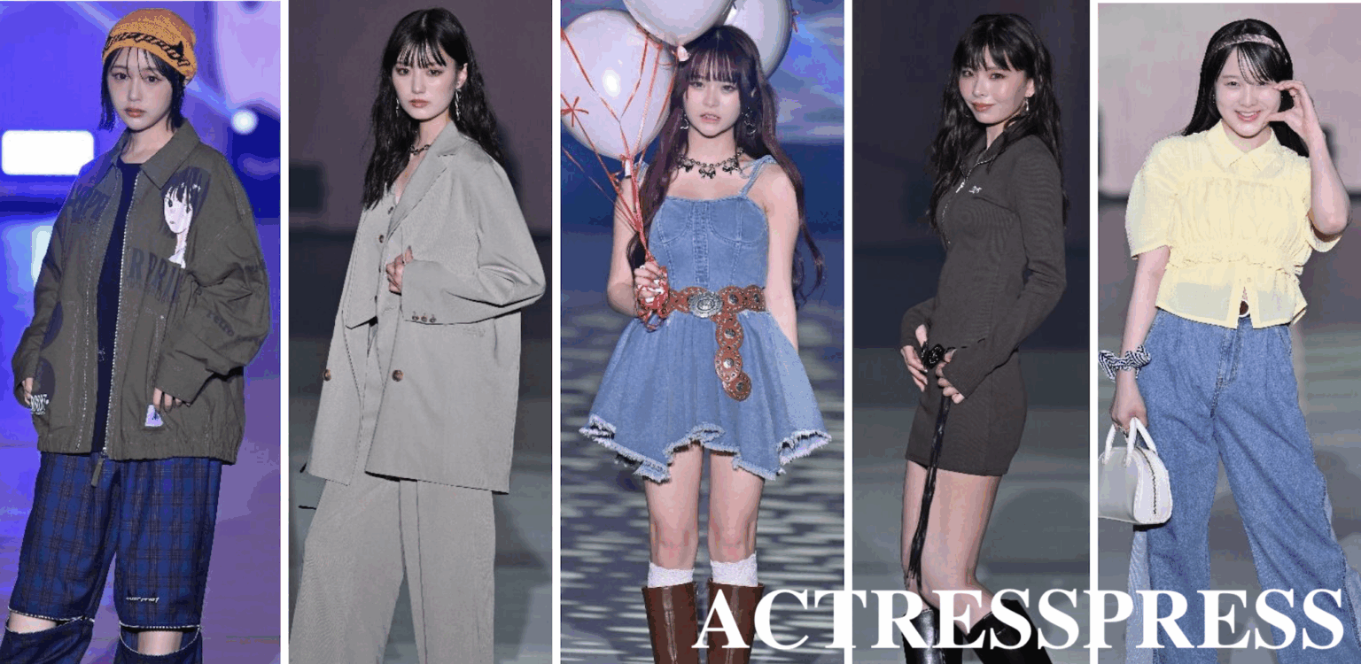 なえなの、鶴嶋乃愛、さくら、川口ゆりな、本田紗来.ACTRESS PRESS