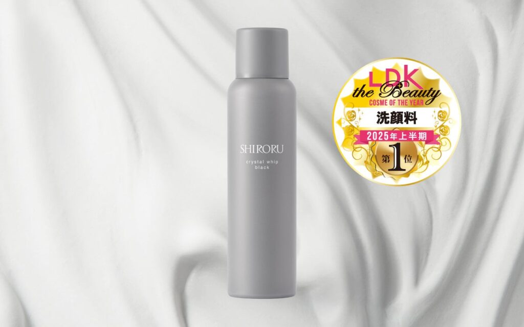 「クリスタルホイップ ブラック」が本音のコスメ批評誌『LDK the Beauty 』2025年8月号の洗顔料部門にて上半期ベストコスメ1位を受賞！