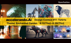 あなたの“生成AIデザイン”が、Tシャツ＆アバターアイテムに！ファッションデザインコンテスト「accelerando.Ai CONTEST #11：Tshirts」後半期間がスタート | 株式会社OpenFashionのプレスリリース