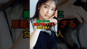 美人なのに旦那が残念すぎる女性芸能人 #雑学 #芸能人 #shorts