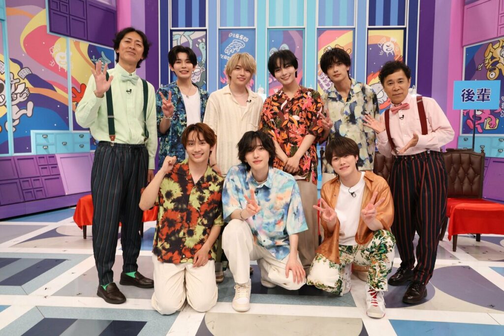なにわ男子 芸能界のパイセンに失礼のないようデビュー順に並べられる？シャイトープ・タカトマンが今夜改名『週刊ナイナイミュージック』 | めざましmedia | “好き”でつながる
