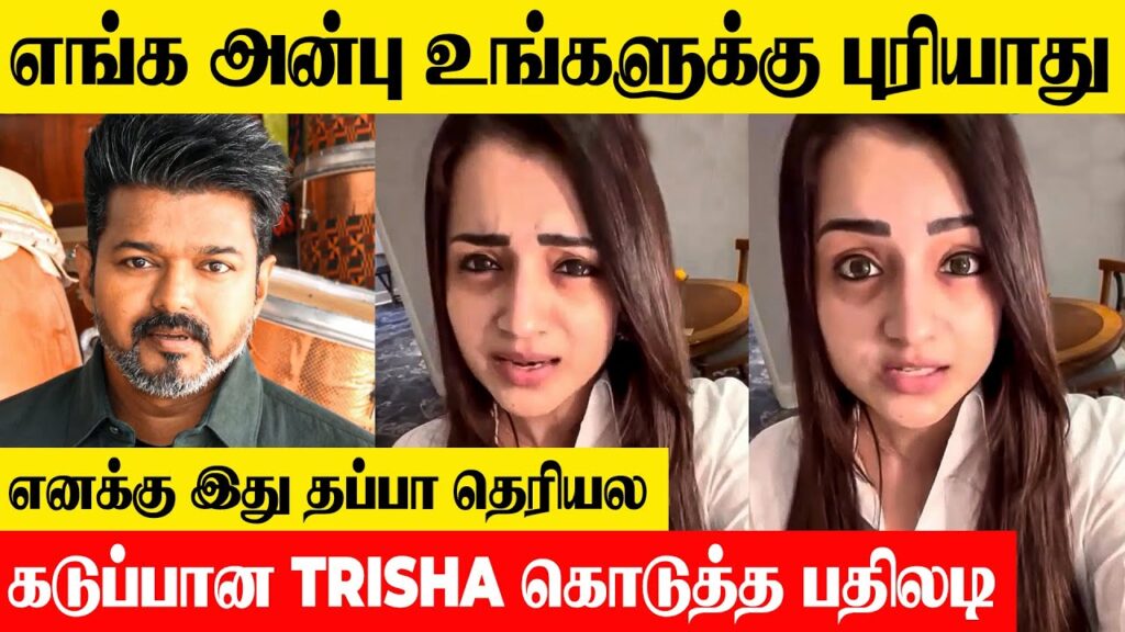 Trisha Angry Reply To Relationship With Vijay Rumour 🤬 Birthday Wishes Photo Recent | Jana Nayagan