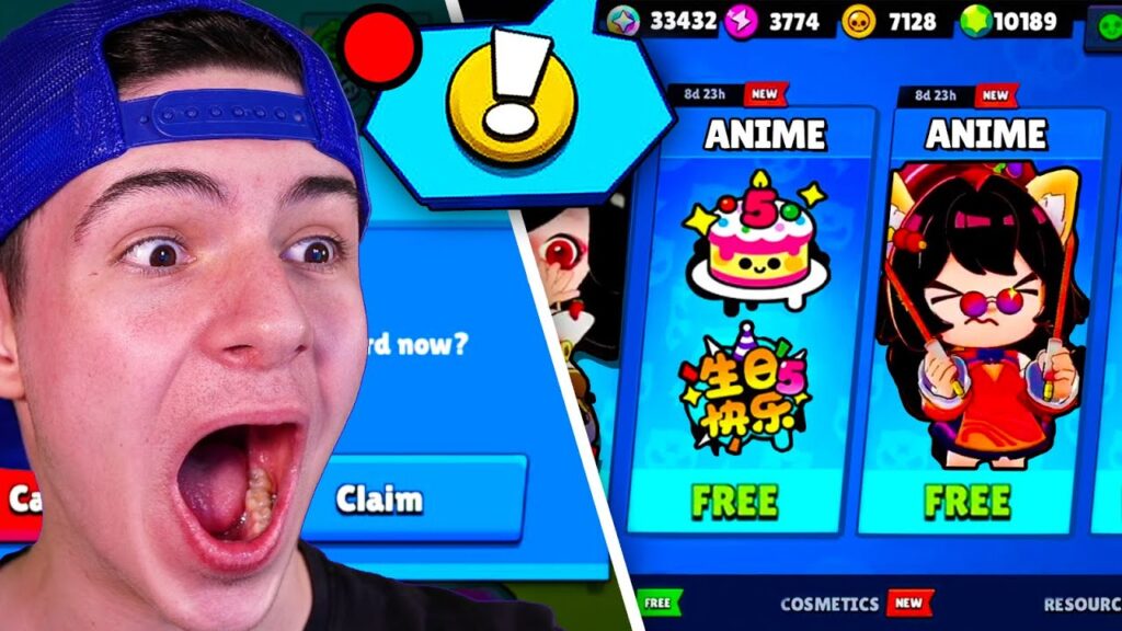GIFT ANIME SKINS 🎁 FOR JESSIE & COLLETE + QR CODE FOR ALL IN BRAWL STARS!