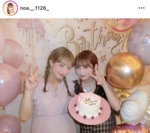 希空さんのインスタグラム（＠ｎｏａ．＿．１１２６＿）より