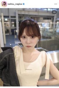 齊藤なぎさのインスタグラム（＠ｓａｉｔｏｕ＿ｎａｇｉｓａ）より