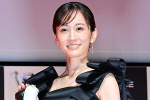 新CM発表会に登場した前田敦子【写真：ENCOUNT編集部】