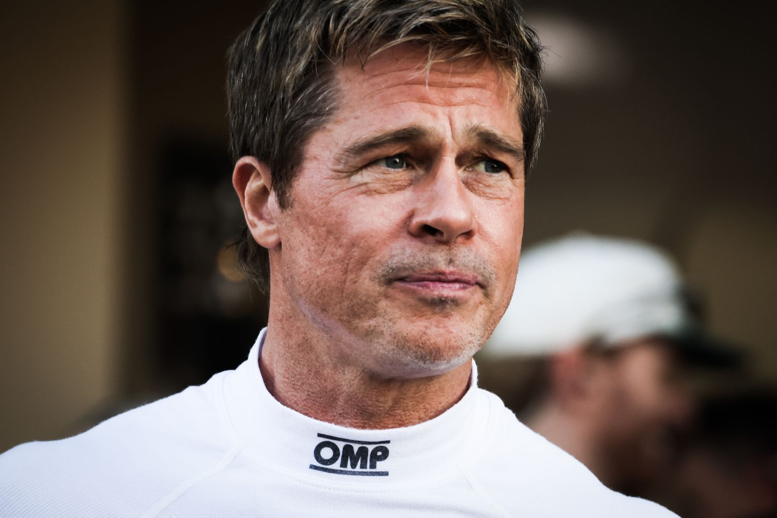 ブラッド・ピットBrad Pitt actor playing Sonny Hayes a driver of the fictional Apex APXGP F1 team in the upcoming 'F1' movie...