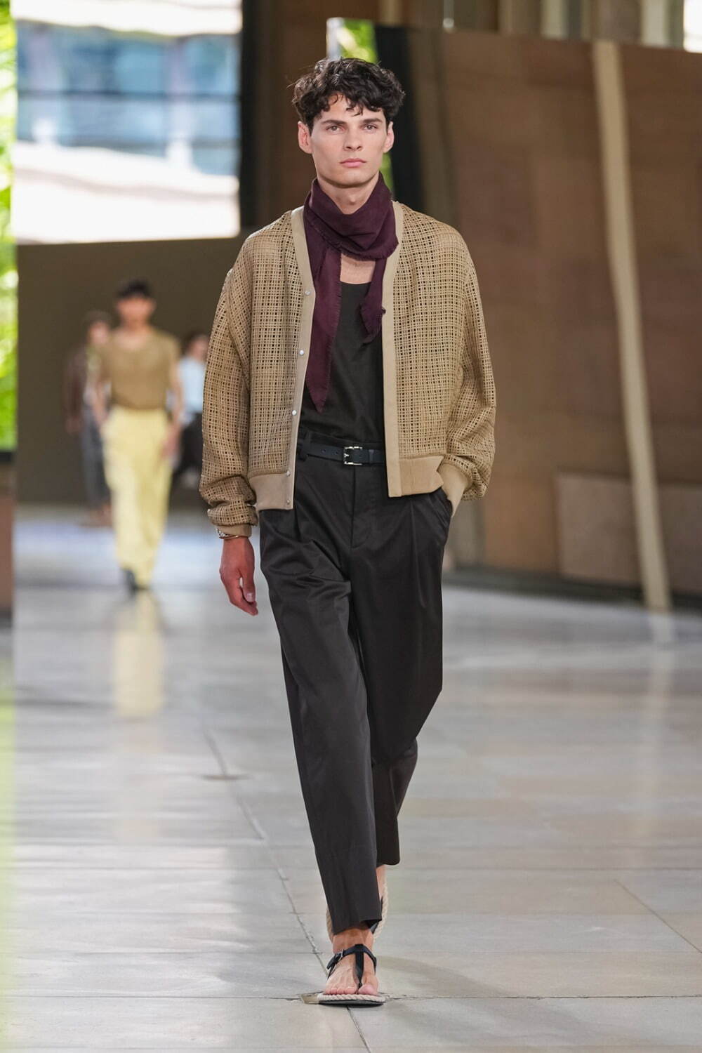 エルメス 2026年春夏メンズコレクション、軽く涼やかな夏の装い｜写真39