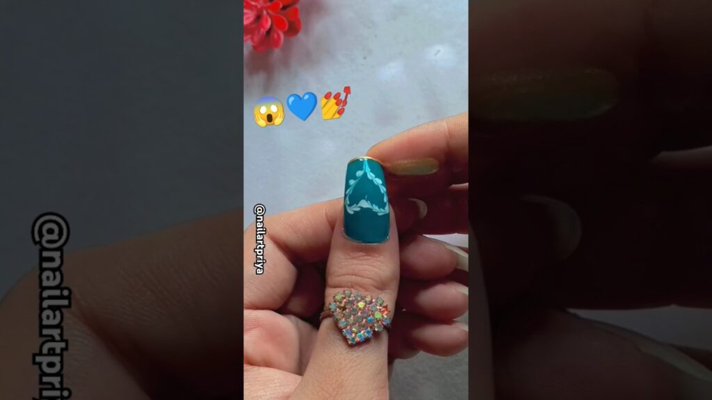 🌼💙💅Easy nail art designs with safety pin #shorts #nailart #youtubeshorts #nailideas #shortvideo 🌼💙💅Easy nail art designs with safety pin #shorts #nailart #youtubeshorts #nailideas #shortvideo