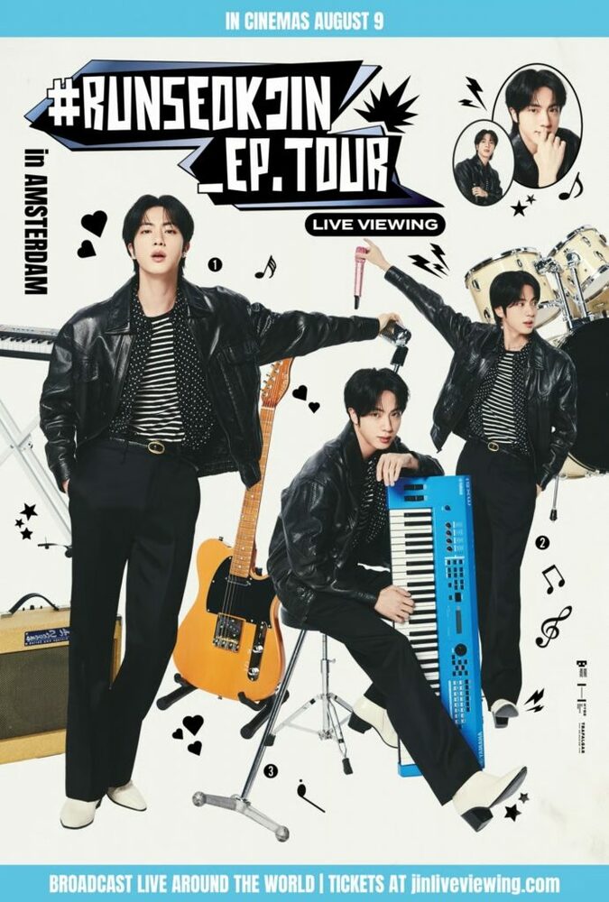 BTSジン、アムステルダム公演を韓国映画館で生中継　写真枚　国際ニュース：AFPBB News