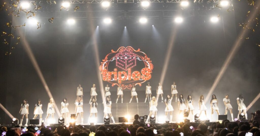 ORICON NEWS：K-POP現役女性ユニット最多のtripleS、完全体で臨んだ来日公演　サプライズには会場どよめき | 毎日新聞