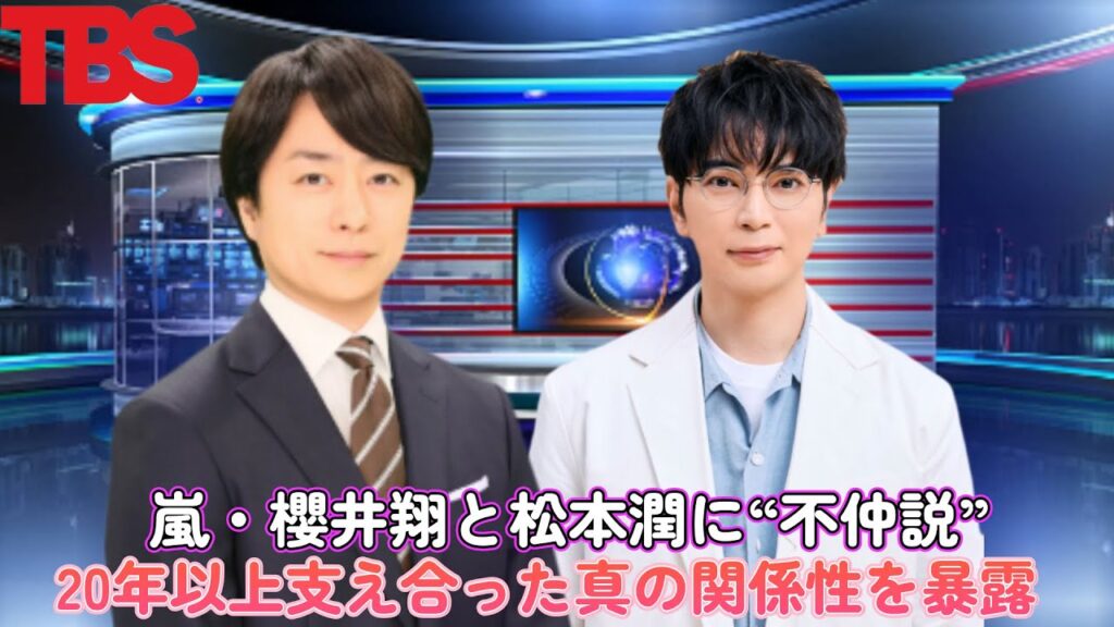 嵐・櫻井翔と松本潤に“不仲説”!?20年以上支え合った真の関係性を暴露! 嵐・櫻井翔と松本潤に“不仲説”!?20年以上支え合った真の関係性を暴露!