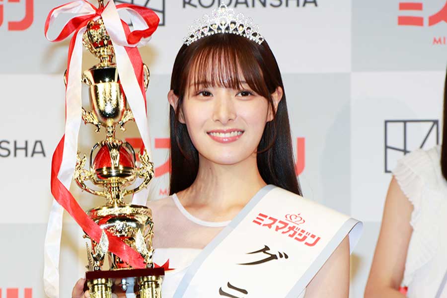 ミスマガジン2024に選ばれた葉月くれあ【写真：ENCOUNT編集部】