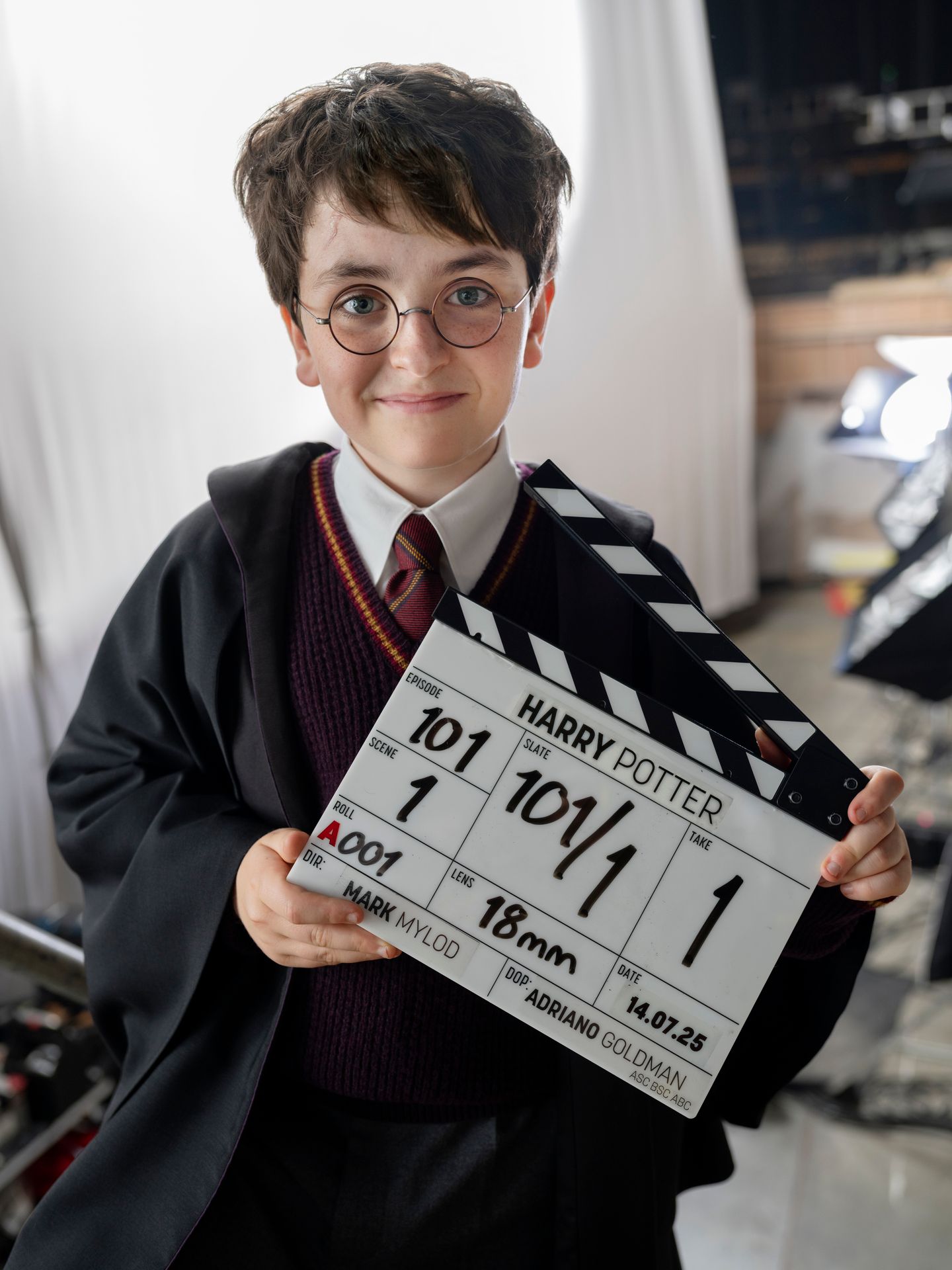 ドラマ版「ハリー・ポッター」ドミニク・マクラフリン‘Harry Potter First Look Dominic McLaughlin
