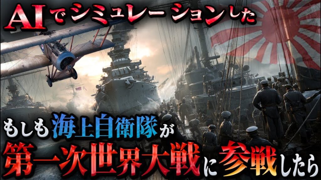 もしも現代の海上自衛隊が第一次世界大戦に参戦したら【AIシミュレーション】