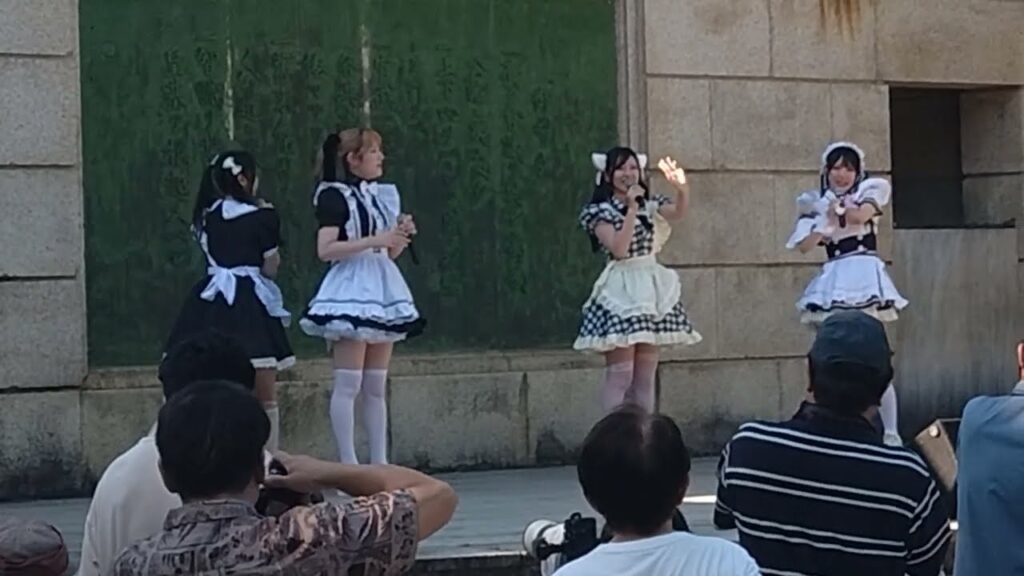 曲名 カワチート  シン・YOU/PROJECT 名古屋アイドル AICHI IDOL FESTA 鶴舞公園普選記念壇 2025年7月21日 月曜日