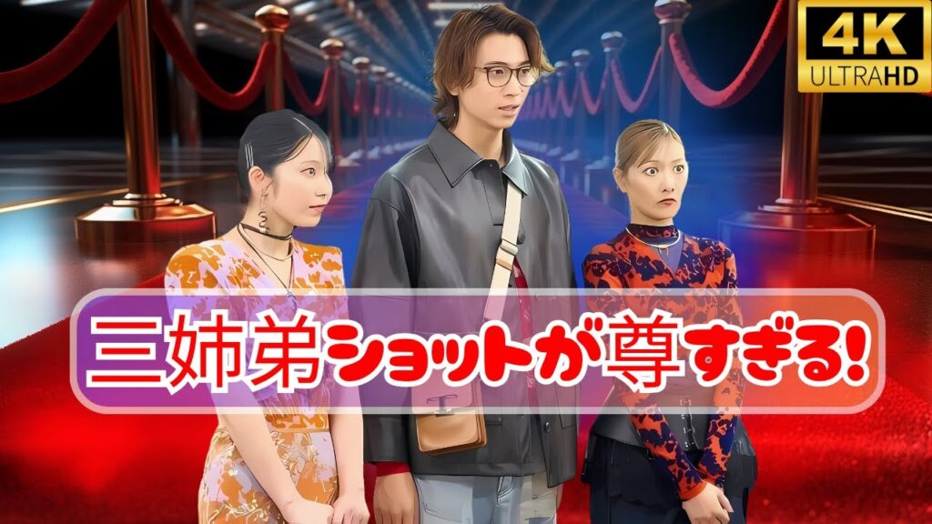 庄司浩平＆双子の姉が話題沸騰！「三姉弟ショット」が尊すぎて涙…【ドラマ裏側の素顔】#庄司浩平 #三姉弟 #ドラマ裏側