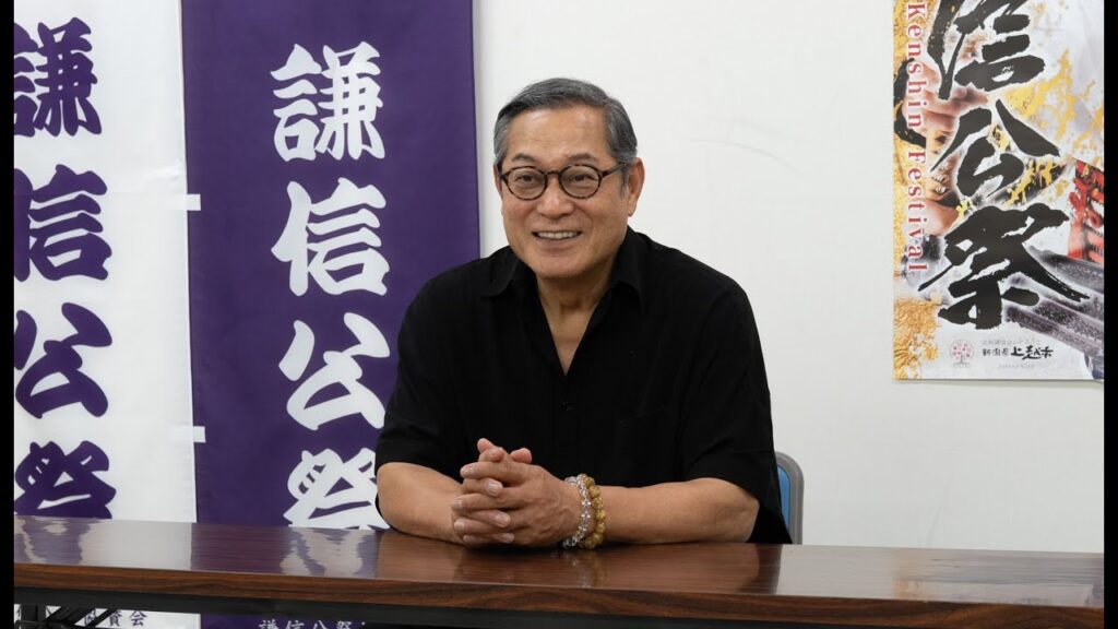上杉謙信役の松平健さんが意気込み 第100回謙信公祭に向け 上杉謙信役の松平健さんが意気込み 第100回謙信公祭に向け