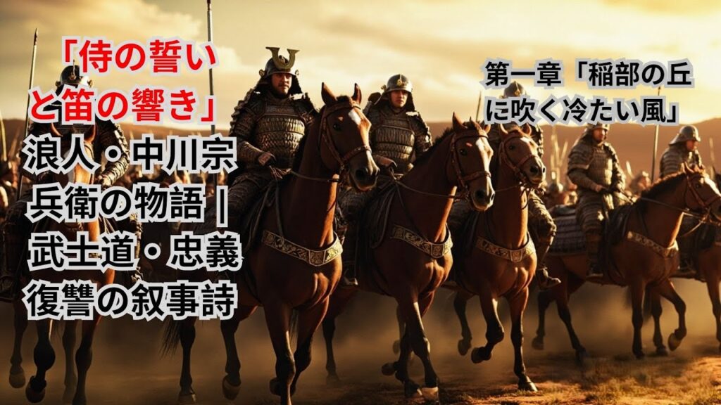 「侍の誓いと笛の響き」浪人・中川宗兵衛の物語 | 武士道・忠義・復讐の叙事詩