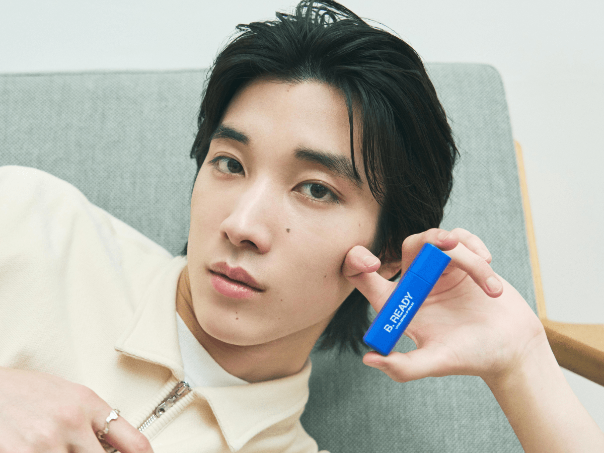 B.READY バイタライジングリップバーム 3g 01 ライブリー　使用後