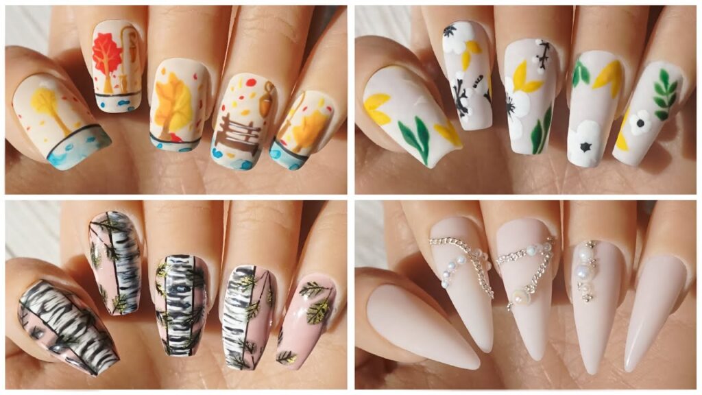 2025年秋の新作ネイルアートアイデア🍁💅🍂秋のまとめ＆簡単デザイン｜シンプルなネイルアート｜キュートなネイル💖