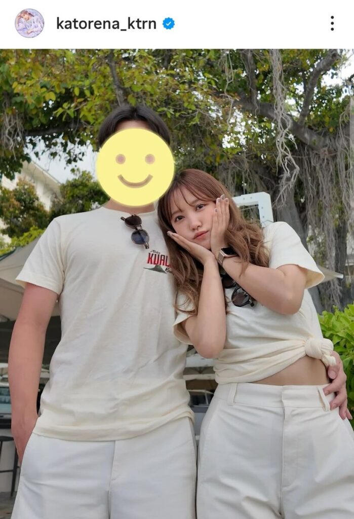 加藤玲奈のインスタグラム（＠ｋａｔｏｒｅｎａ＿ｋｔｒｎ）より