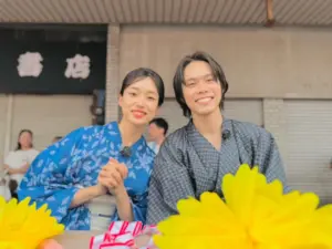 「あんぱん」もんてきたで～蘭子＆豪ちゃん浴衣姿“88年ぶり再会”「やっと　うれしい」よさこい祭り堪能 - スポニチ Sponichi Annex 芸能