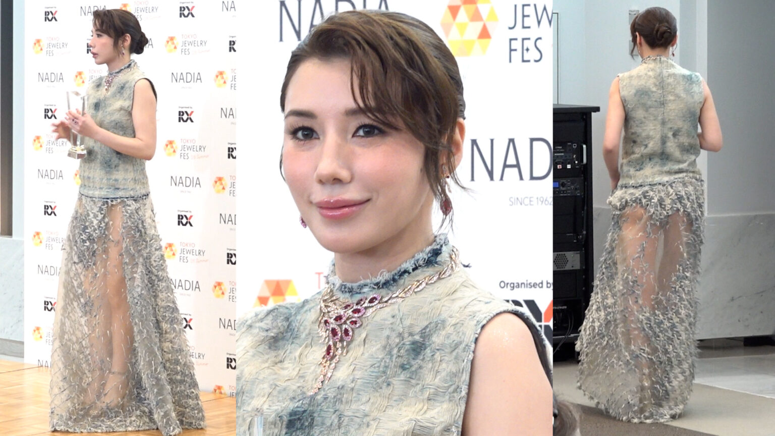 “透けスカート”の仲里依紗 夫・中尾明慶は贈り物に悩み 『第36回 日本ジュエリー ベストドレッサー賞』 “透けスカート”の仲里依紗 夫・中尾明慶は贈り物に悩み 『第36回 日本ジュエリー ベストドレッサー賞』