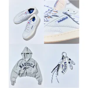 マリンテイストの『CLUB C』が誕生！「Reebok × NAUTICA」の別注アイテムがフリークスストアに登場