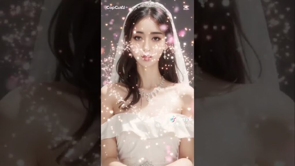 【AI生成】みちょぱが花嫁姿に！ウェディングドレスに変身するショート動画#みちょぱ #池田美優 #AI #AI生成 #ウェディングドレス #CapCut