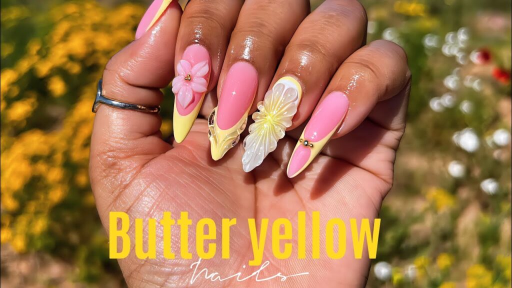 トレンドのバターイエローネイルに挑戦してみましょう🧈💛