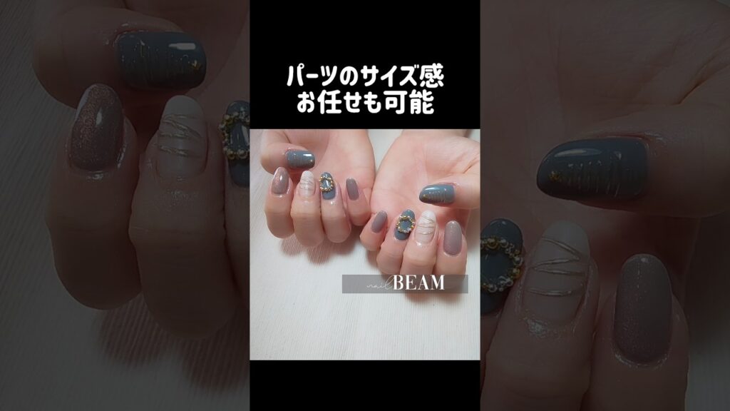 クリスマスネイル#リースネイル #nails #ツリーネイル #ミラーネイル #nailart #冬ネイル