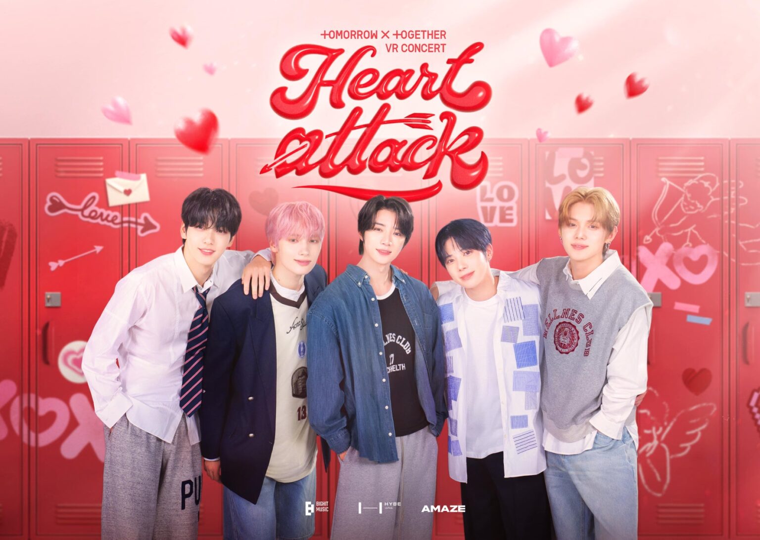 満足度99.5％を記録したTOMORROW X TOGETHER VRコンサートツアー第2弾「TOMORROW X TOGETHER VR CONCERT : HEART ATTACK」開催決定！