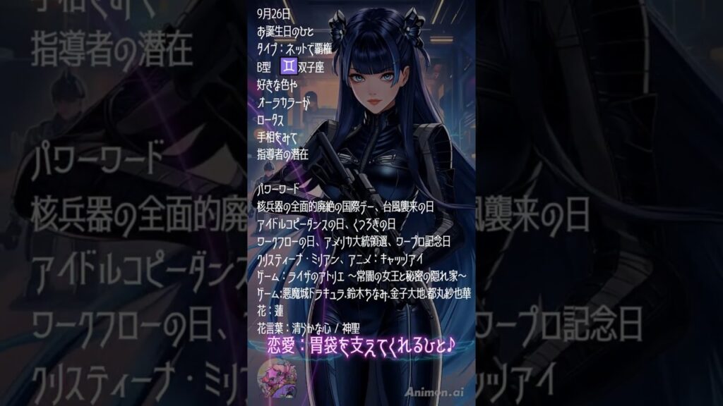 【9月26日】占術的に追い風のある時の主役!#今日の占い 【9月26日】占術的に追い風のある時の主役!#今日の占い