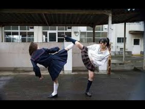 武田梨奈  映画「ハイキックガール」JKカラテ対決