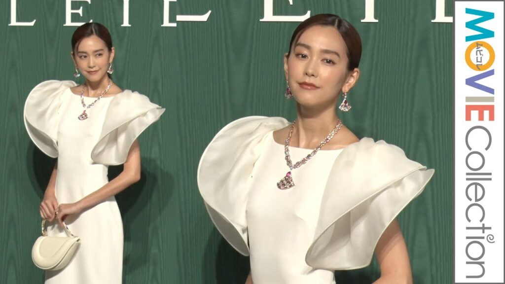 桐谷美玲が純白ドレス「これからの人生もっともっと輝いて行けたら」／「ブルガリ カレイドス　色彩・文化・技巧」 オープニングデイ フォトコール