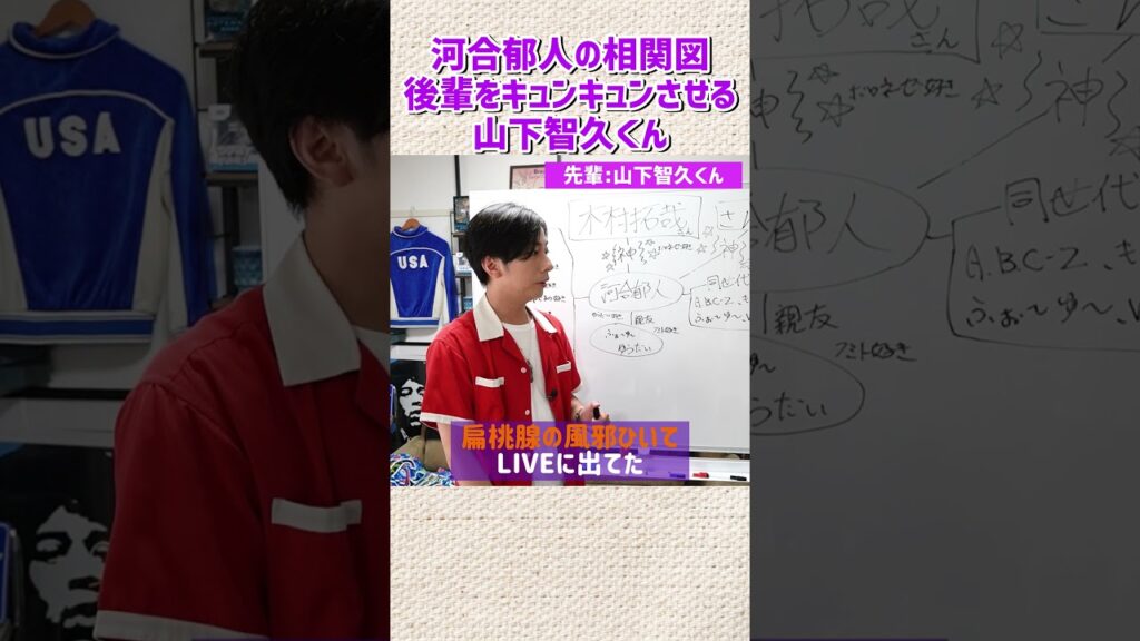 河合の相関図!後輩をキュンキュンさせる山下智久くん 河合の相関図!後輩をキュンキュンさせる山下智久くん