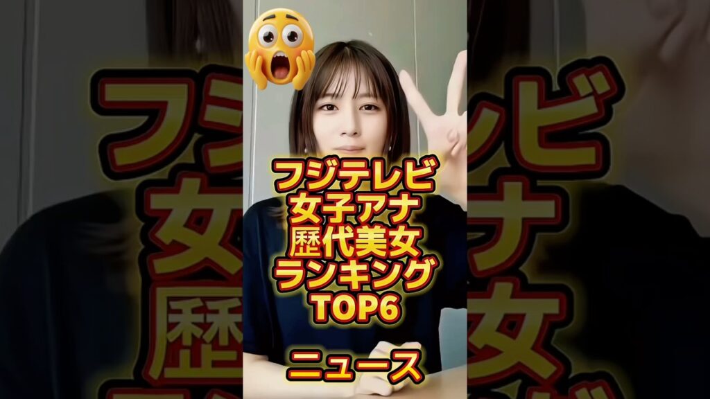 フジテレビ女子アナ歷代美女ランキングТOP6 #芸能人#芸能界#芸人#ニュース フジテレビ女子アナ歷代美女ランキングТOP6 #芸能人#芸能界#芸人#ニュース
