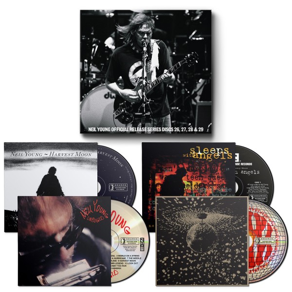 Neil Young（ニール･ヤング）『OFFICIAL RELEASE SERIES DISCS 26, 27, 28 & 29』オフィシャル・リリース・シリーズ・ボックス第6弾は90年代を代表する名作4作品